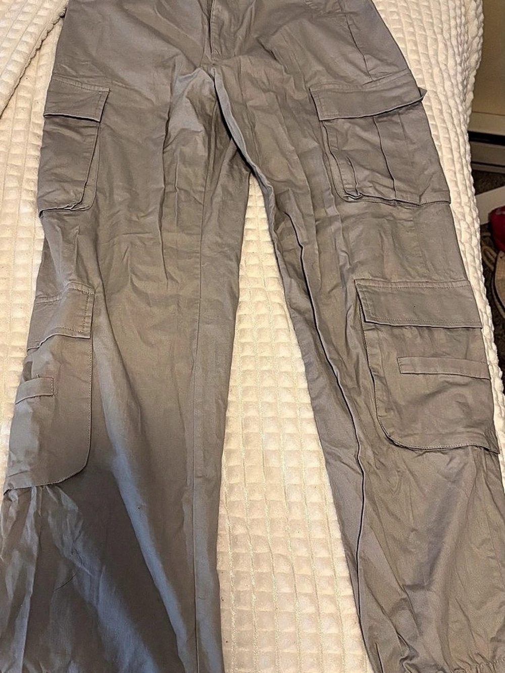Women's Gray Cargo Pants